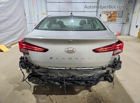 5NPD84LF8LH558347 2020 HYUNDAI ELANTRA Silver უკანა ხედი
