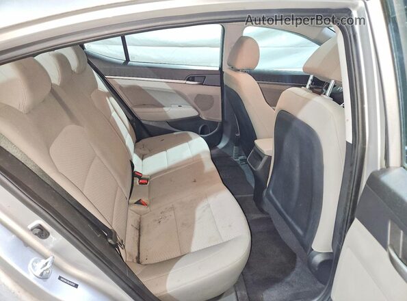 5NPD84LF8LH558347 2020 HYUNDAI ELANTRA Silver უკანა სავარძლების ხედი