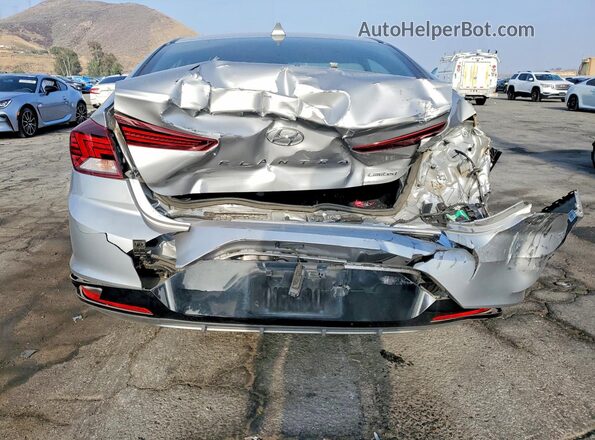 5NPD84LF8LH558560 2020 HYUNDAI ELANTRA Silver Rear view