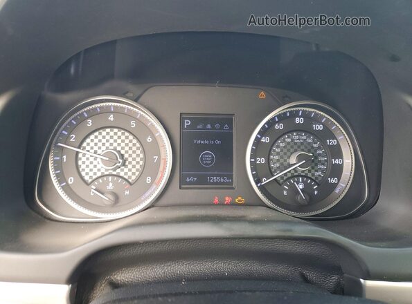 5NPD84LF8LH558560 2020 HYUNDAI ELANTRA Silver Instrument cluster view