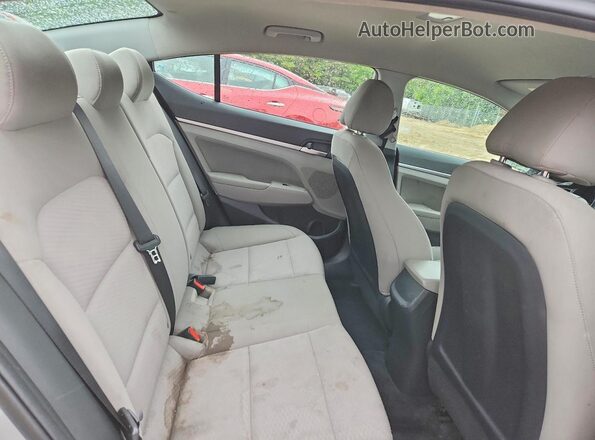 5NPD84LF8LH559059 2020 HYUNDAI ELANTRA Silver Հետևի նստատեղերի տեսք