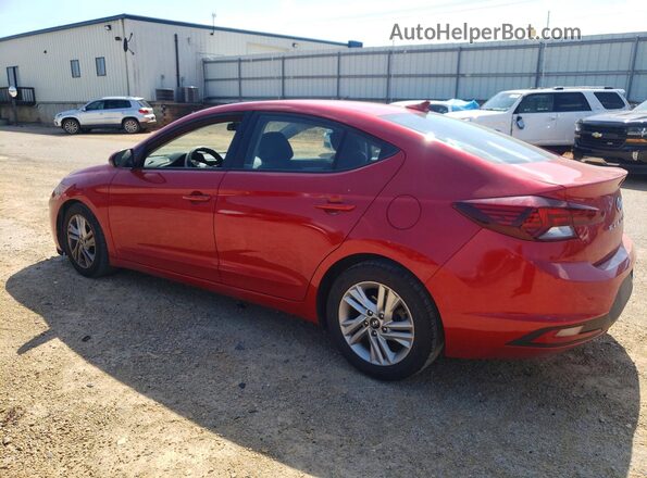 5NPD84LF8LH569851 2020 HYUNDAI ELANTRA Red Rear left
