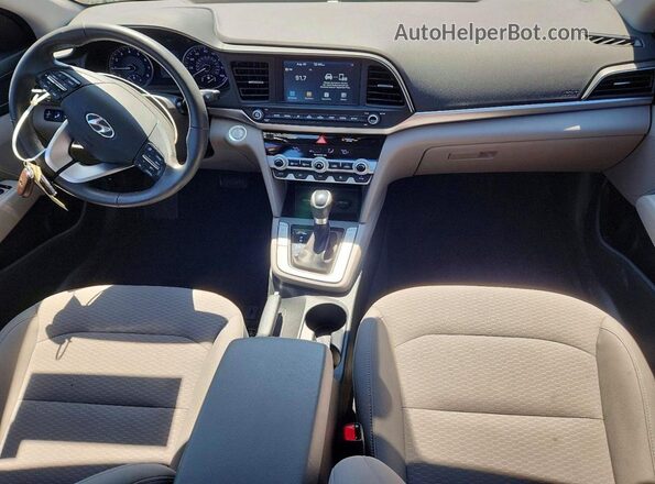 5NPD84LF8LH594314 2020 HYUNDAI ELANTRA Red Առջևի վահանակի տեսք