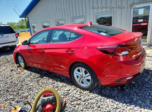 5NPD84LF8LH594314 2020 HYUNDAI ELANTRA Red Հետևի ձախ