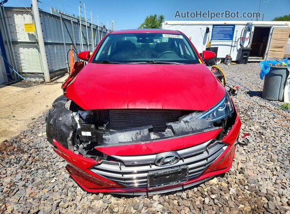 5NPD84LF8LH594314 2020 HYUNDAI ELANTRA Red Դիմացի տեսք
