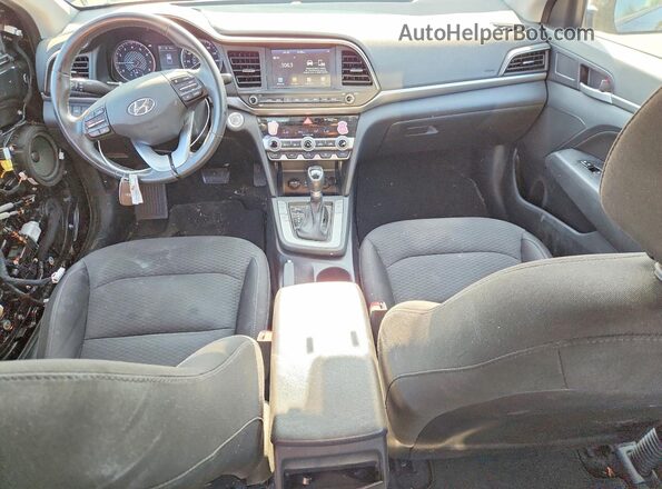 5NPD84LF8LH597519 2020 HYUNDAI ELANTRA Black წინა პანელის ხედი