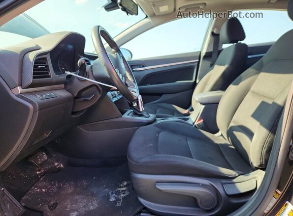 5NPD84LF8LH597519 2020 HYUNDAI ELANTRA Black წინა სალონის ხედი