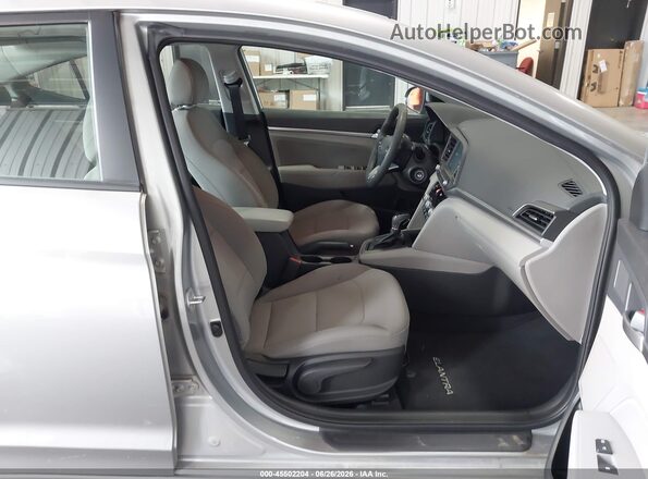 5NPD84LF8LH601004 2020 HYUNDAI ELANTRA Silver Widok wnętrza z przodu