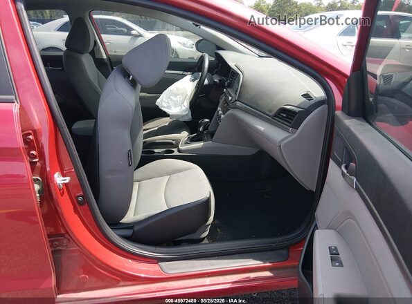 5NPD84LF8LH607028 2020 HYUNDAI ELANTRA Red Front interior view