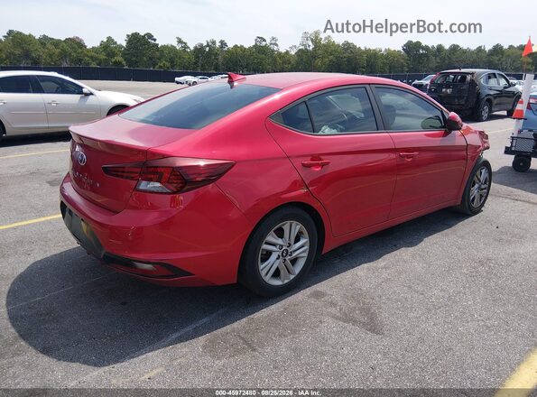 5NPD84LF8LH607028 2020 HYUNDAI ELANTRA Red Rear right