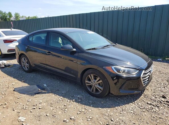 5NPD84LF9HH001955 2017 HYUNDAI ELANTRA Black წინა მარჯვენა
