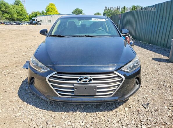 5NPD84LF9HH001955 2017 HYUNDAI ELANTRA Black წინა ხედი