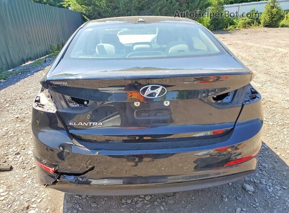 5NPD84LF9HH001955 2017 HYUNDAI ELANTRA Black უკანა ხედი