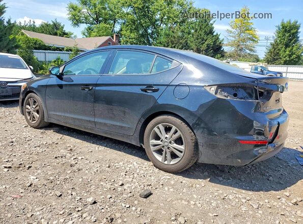 5NPD84LF9HH001955 2017 HYUNDAI ELANTRA Black უკანა მარცხენა