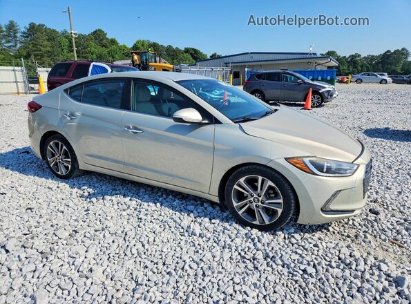 5NPD84LF9HH005889 2017 HYUNDAI ELANTRA Beige Передня права чверть