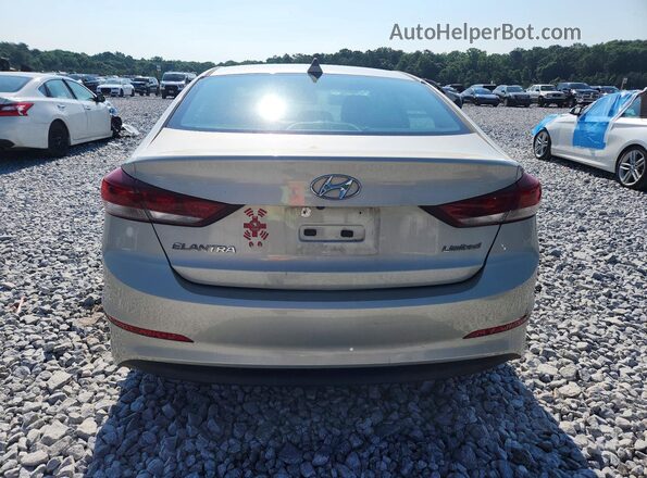 5NPD84LF9HH005889 2017 HYUNDAI ELANTRA Beige Вид ззаду