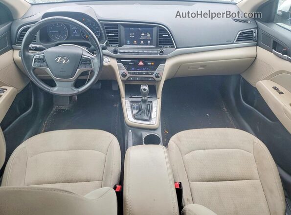 5NPD84LF9HH013099 2017 HYUNDAI ELANTRA White Vista del salpicadero