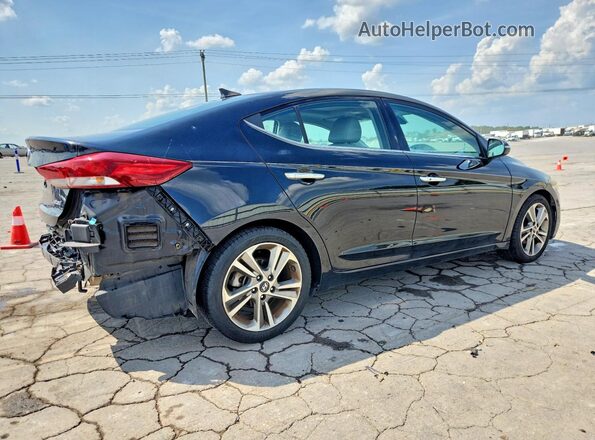 5NPD84LF9HH057409 2017 HYUNDAI ELANTRA Black Հետևի աջ