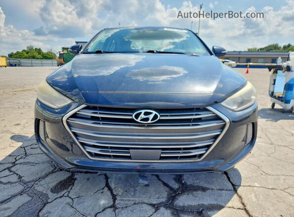 5NPD84LF9HH057409 2017 HYUNDAI ELANTRA Black Դիմացի տեսք