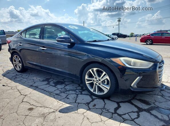 5NPD84LF9HH057409 2017 HYUNDAI ELANTRA Black Առջևի աջ