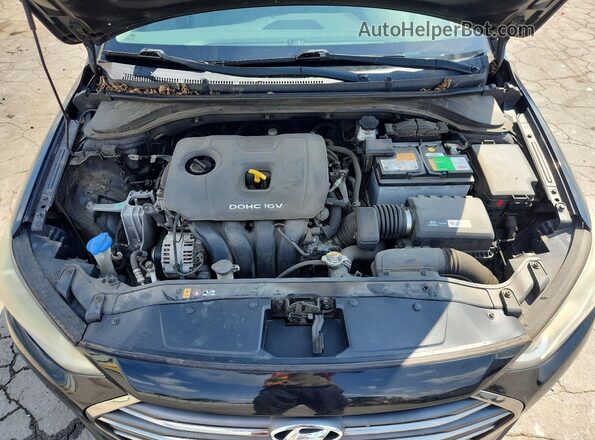 5NPD84LF9HH057409 2017 HYUNDAI ELANTRA Black Սալոնի հետևի տեսք