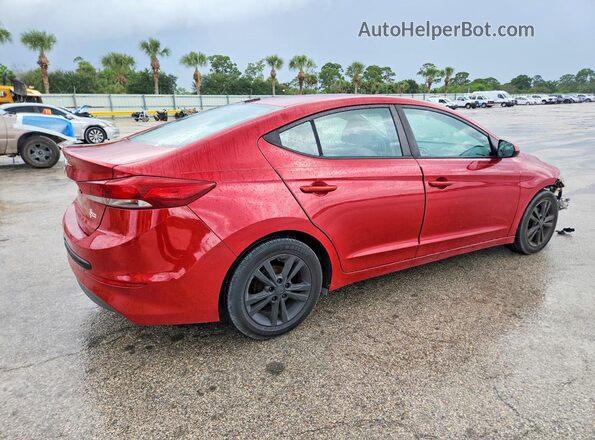 5NPD84LF9HH065543 2017 HYUNDAI ELANTRA Red Հետևի աջ