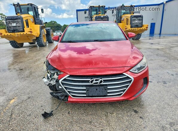 5NPD84LF9HH065543 2017 HYUNDAI ELANTRA Red Դիմացի տեսք