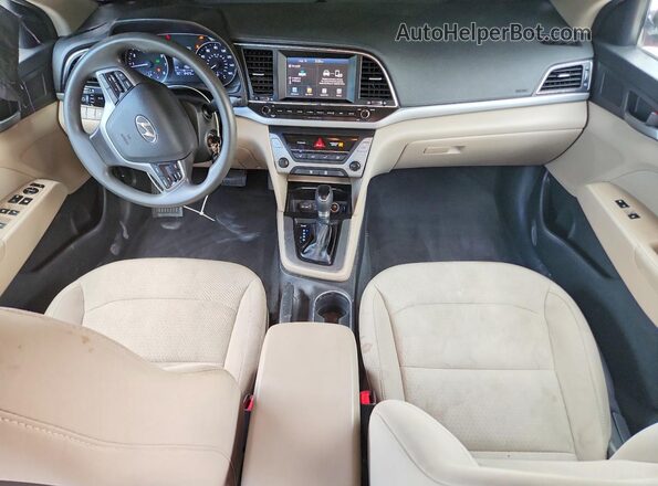 5NPD84LF9HH065543 2017 HYUNDAI ELANTRA Red Առջևի վահանակի տեսք