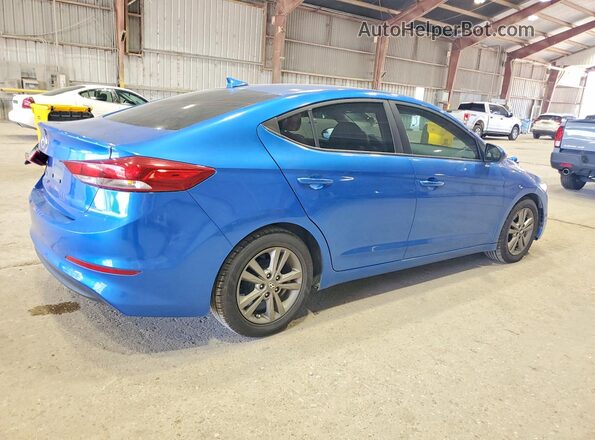 5NPD84LF9HH080236 2017 HYUNDAI ELANTRA Blue Rear right