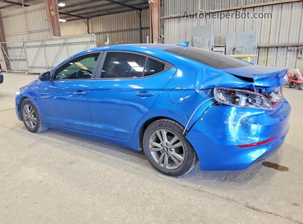 5NPD84LF9HH080236 2017 HYUNDAI ELANTRA Blue Rear left