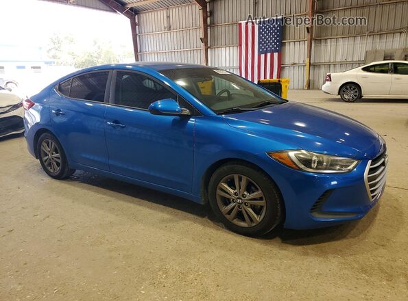 5NPD84LF9HH080236 2017 HYUNDAI ELANTRA Blue Front right