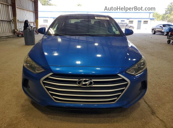 5NPD84LF9HH080236 2017 HYUNDAI ELANTRA Blue Front view