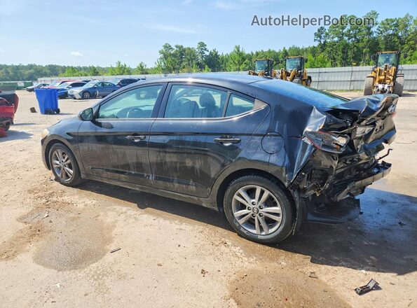 5NPD84LF9HH086473 2017 HYUNDAI ELANTRA Black Trasero izquierdo