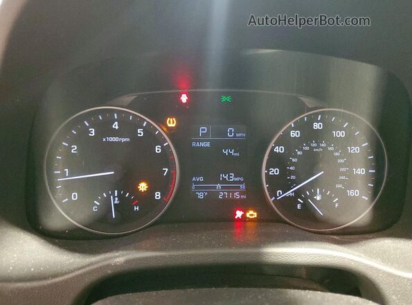 5NPD84LF9HH090250 2017 HYUNDAI ELANTRA Silver ხელსაწყოთა პანელის ხედი