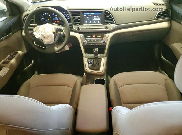 5NPD84LF9HH090250 2017 HYUNDAI ELANTRA Silver წინა პანელის ხედი