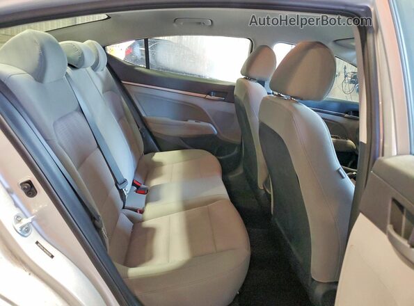 5NPD84LF9HH090250 2017 HYUNDAI ELANTRA Silver უკანა სავარძლების ხედი