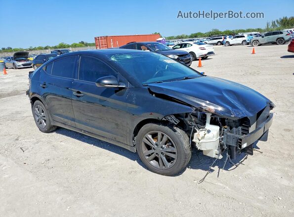 5NPD84LF9HH117740 2017 HYUNDAI ELANTRA Черный Передняя правая четверть