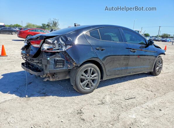 5NPD84LF9HH117740 2017 HYUNDAI ELANTRA Черный Задняя правая четверть