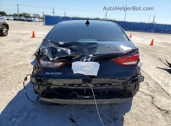 5NPD84LF9HH117740 2017 HYUNDAI ELANTRA Черный Вид сзади