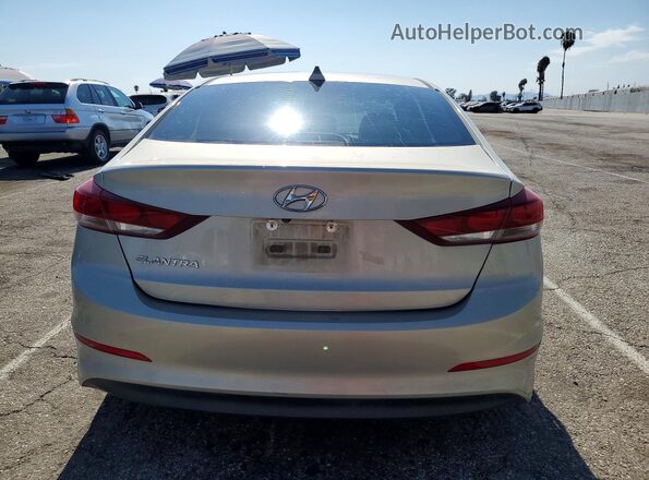 5NPD84LF9HH119018 2017 HYUNDAI ELANTRA Silver Вид ззаду