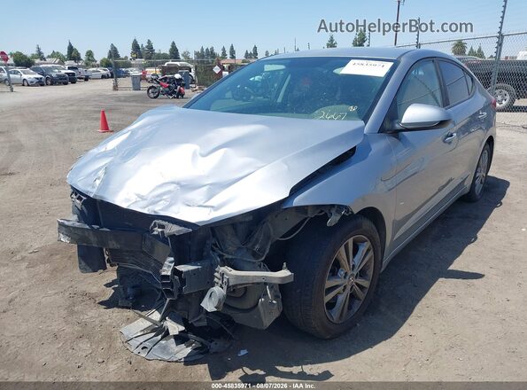 5NPD84LF9HH119472 2017 HYUNDAI ELANTRA Silver Front left