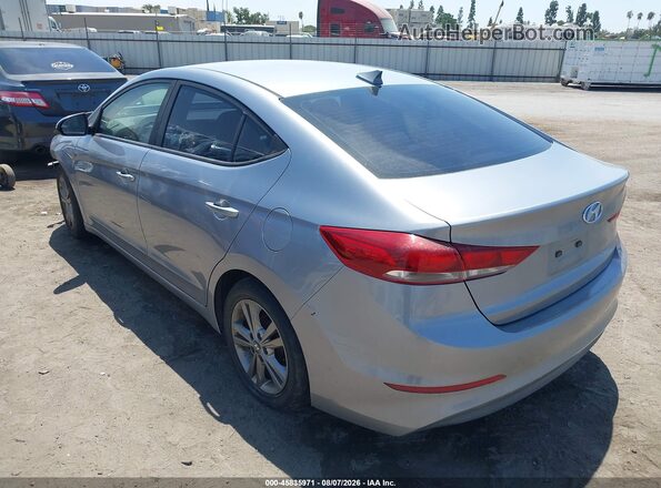 5NPD84LF9HH119472 2017 HYUNDAI ELANTRA Silver Rear left