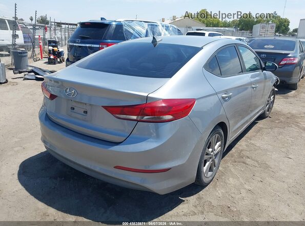 5NPD84LF9HH119472 2017 HYUNDAI ELANTRA Silver Rear right
