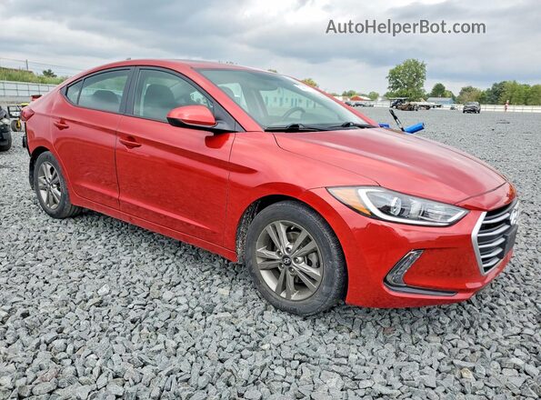 5NPD84LF9HH136885 2017 HYUNDAI ELANTRA Red წინა მარჯვენა