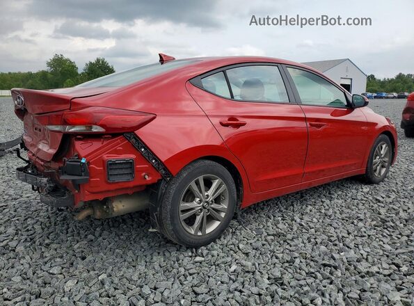 5NPD84LF9HH136885 2017 HYUNDAI ELANTRA Red უკანა მარჯვენა