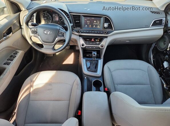 5NPD84LF9HH142038 2017 HYUNDAI ELANTRA Gray Vista del salpicadero