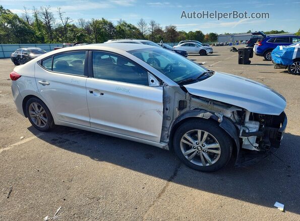 5NPD84LF9HH142038 2017 HYUNDAI ELANTRA Gray Delantero derecho