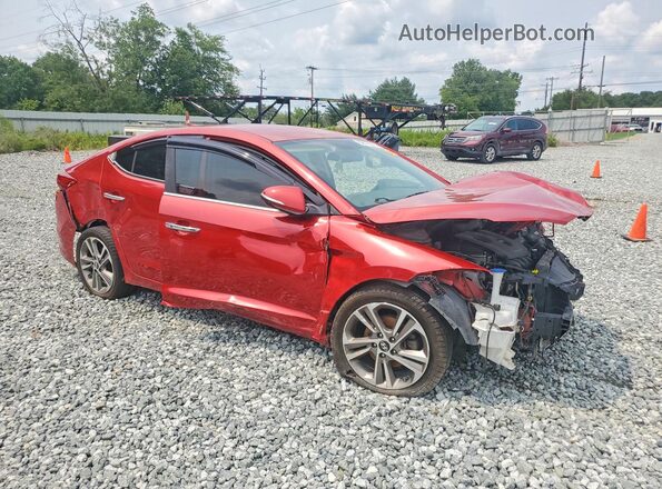 5NPD84LF9HH153279 2017 HYUNDAI ELANTRA Burgundy Front right