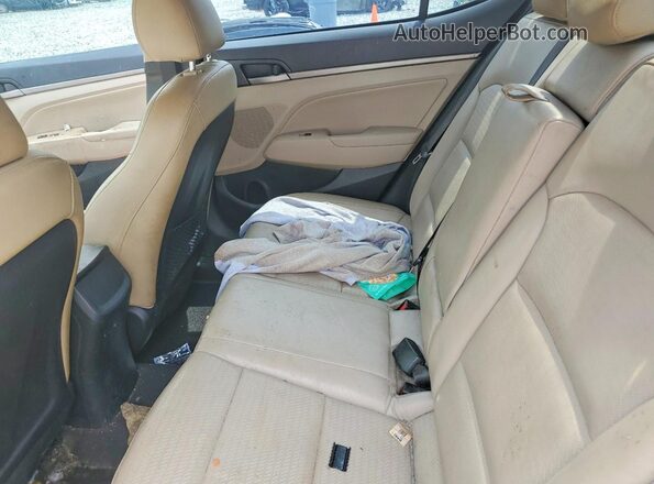 5NPD84LF9HH153279 2017 HYUNDAI ELANTRA Burgundy Rear seats view