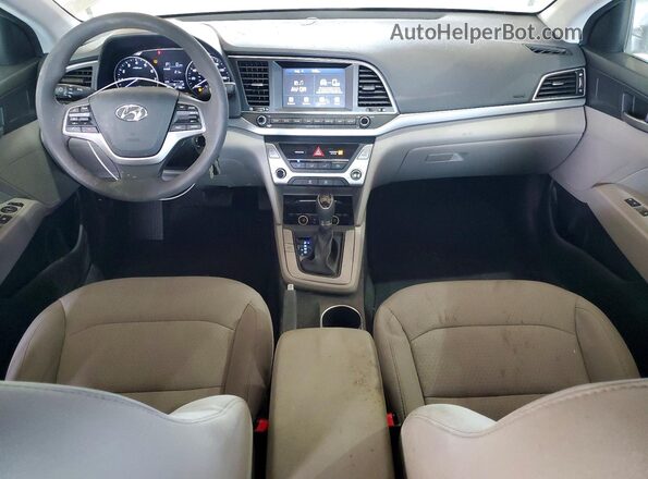 5NPD84LF9HH159468 2017 HYUNDAI ELANTRA Gray Vista del salpicadero